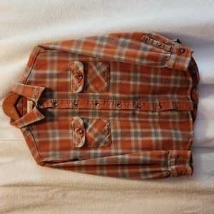 COPY - Ruff Hewn mens long sleeve flannel button up shirt
